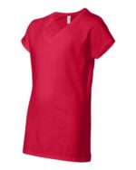 Women's Softstyle® V-Neck T-Shirt - Image 2
