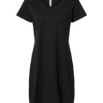 Women's Fine Jersey V-Neck Coverup