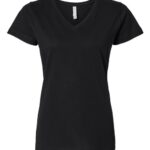Women's Fine Jersey V-Neck Tee