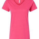 Women's Fine Jersey V-Neck Tee