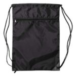 Zippered Drawstring Backpack