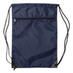 Zippered Drawstring Backpack