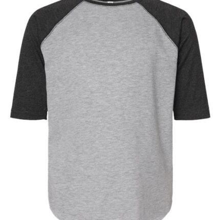 Youth Baseball Fine Jersey Three-Quarter Sleeve Tee