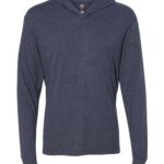 Unisex Triblend Hooded Long Sleeve Pullover T-Shirt
