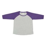 Women's Curvy Collection Baseball Three-Quarter Sleeve Tee