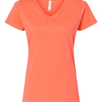 Women's Fine Jersey V-Neck Tee