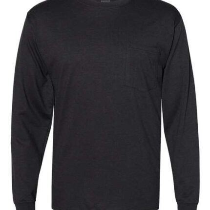 Unisex Workwear Long Sleeve Pocket T-Shirt