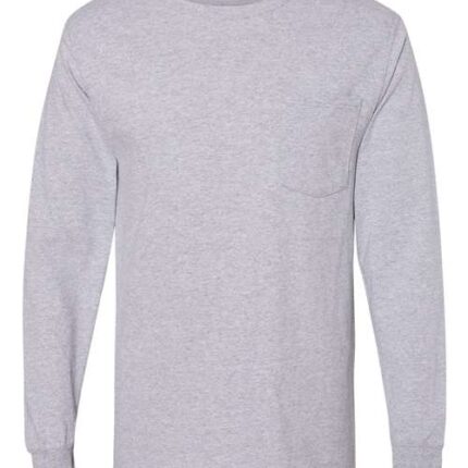 Unisex Workwear Long Sleeve Pocket T-Shirt