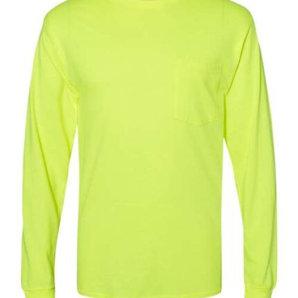 Unisex Workwear Long Sleeve Pocket T-Shirt