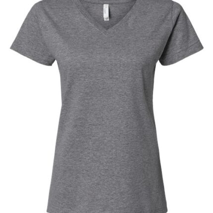 Women's Fine Jersey V-Neck Tee