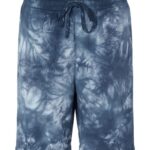 Unisex Tie-Dyed Fleece Shorts