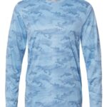 Unisex Pompano Performance Camo Long Sleeve T-Shirt