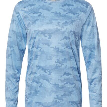Unisex Pompano Performance Camo Long Sleeve T-Shirt