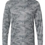 Unisex Pompano Performance Camo Long Sleeve T-Shirt