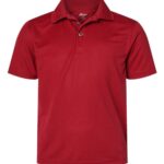 Youth Saratoga Performance Mini Mesh Polo