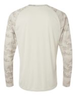Unisex Cayman Performance Camo Colorblocked Long Sleeve T-Shirt - Image 2